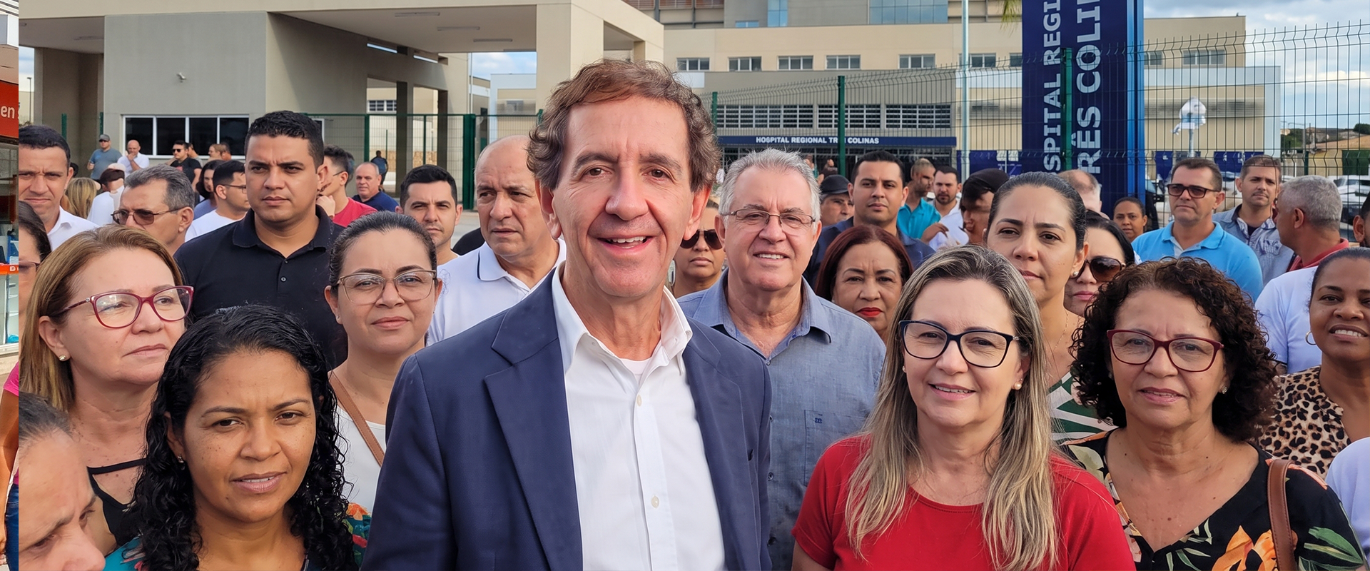 Gilson de Souza com a comunidade